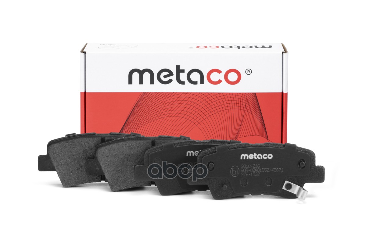 

Тормозные колодки METACO задние дисковые 3010216