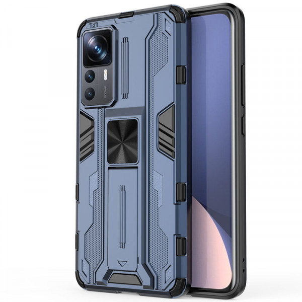 

Противоударный чехол-подставка Epik Galvatron для Xiaomi Mi 12T Pro, Синий