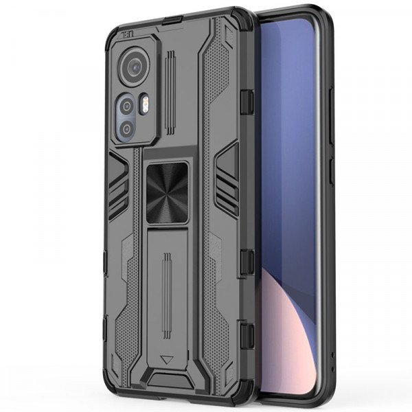 

Противоударный чехол-подставка Epik Galvatron для Xiaomi Mi 12T / Redmi K50 Ultra, Черный