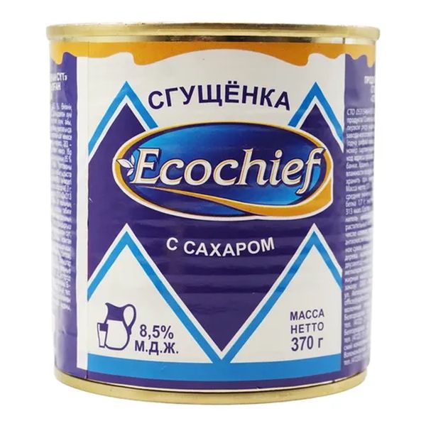 

Сгущенный молокосодержащий продукт Ecochief 8,5% СЗМЖ 370 г