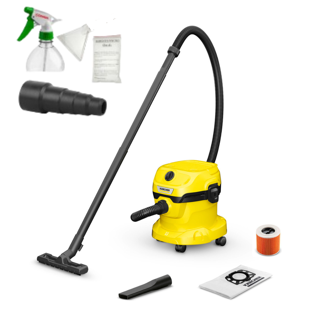 фото Хозяйственный пылесос karcher wd 2 plus v-12/6/18 1.628-015-12/c + набор для химчистки