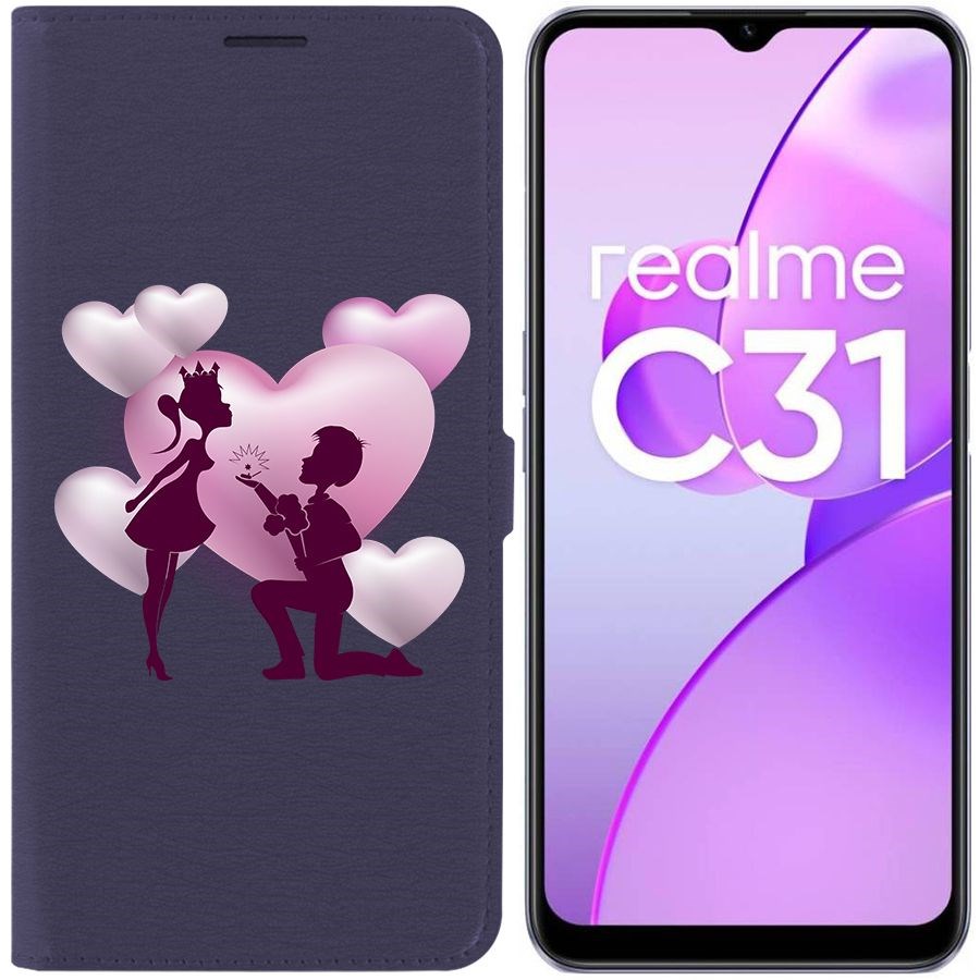 

Чехол-книжка Eco Book для Realme C31 Будь моей