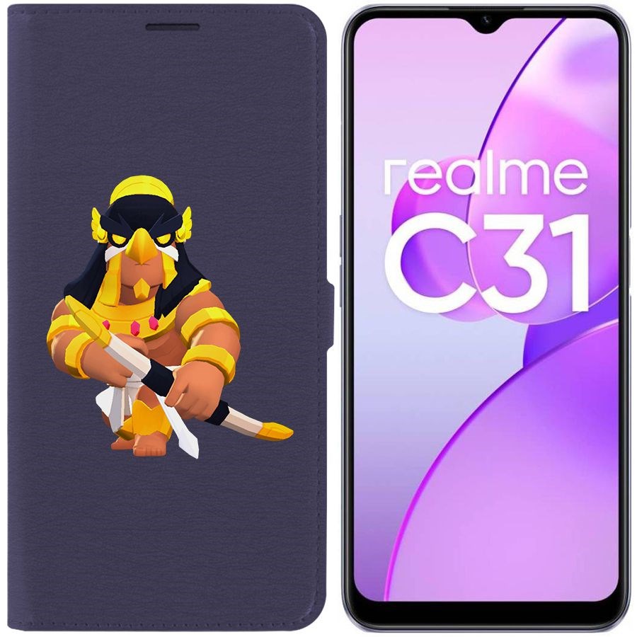 

Чехол-книжка Eco Book для Realme C31 Brawl Stars-Бо Хорус