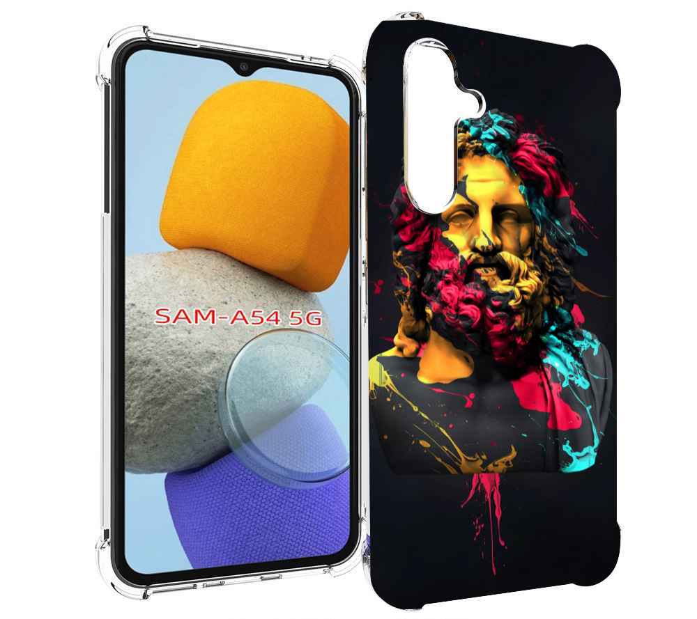 

Чехол MyPads арт-статуя-краски для Samsung Galaxy A54, Tocco