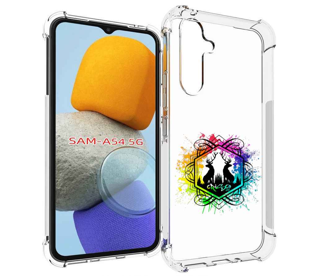 

Чехол MyPads арт-с-оленями для Samsung Galaxy A54, Tocco