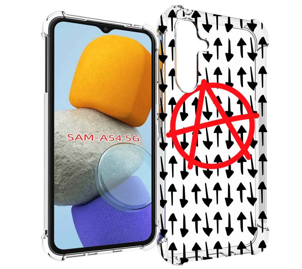 

Чехол MyPads анархия-панк для Samsung Galaxy A54, Tocco