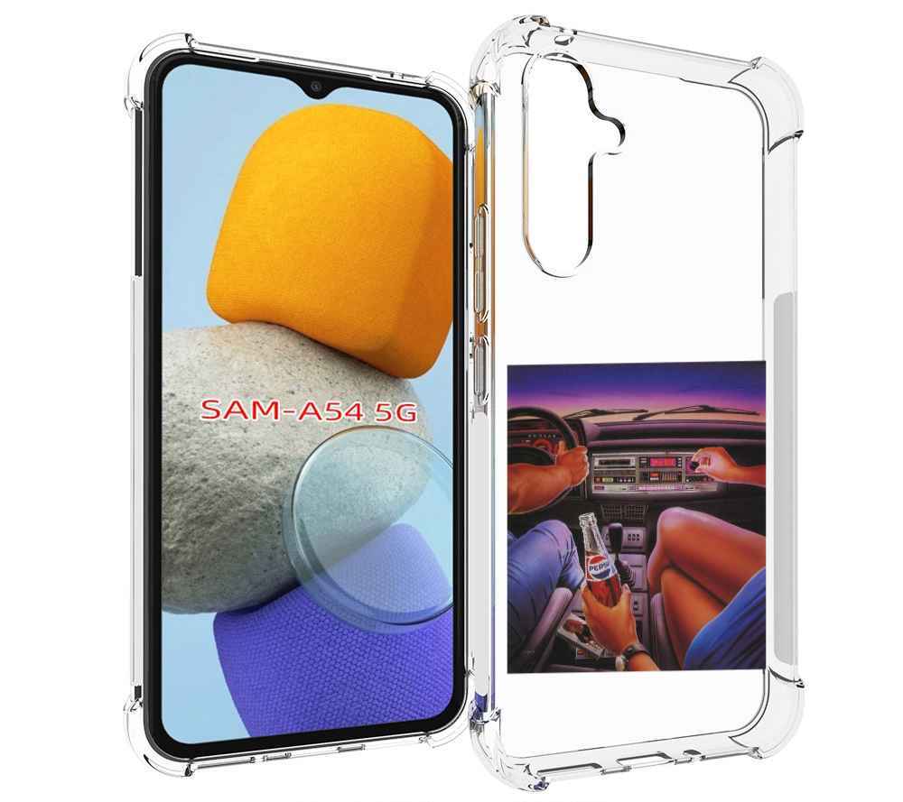 

Чехол MyPads американская машина салон для Samsung Galaxy A54, Tocco
