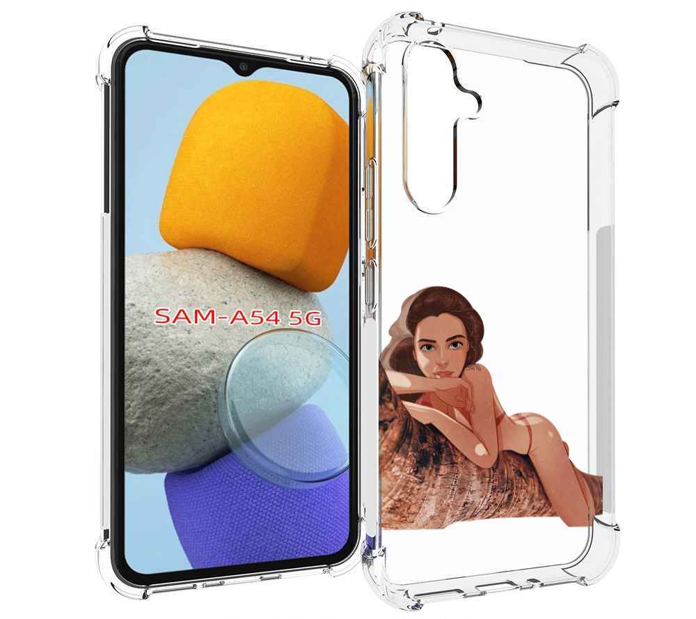 

Чехол MyPads амазонка-на-дереве для Samsung Galaxy A54, Tocco