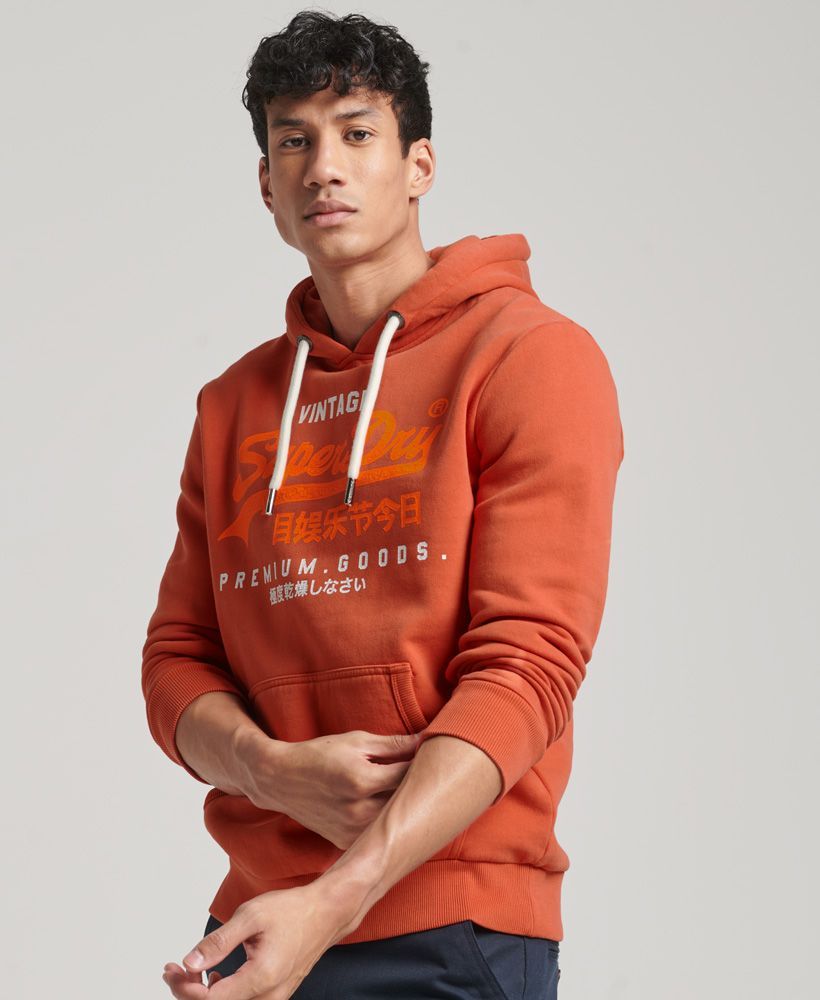 Худи мужское Superdry M2012985A коричневое 2XL