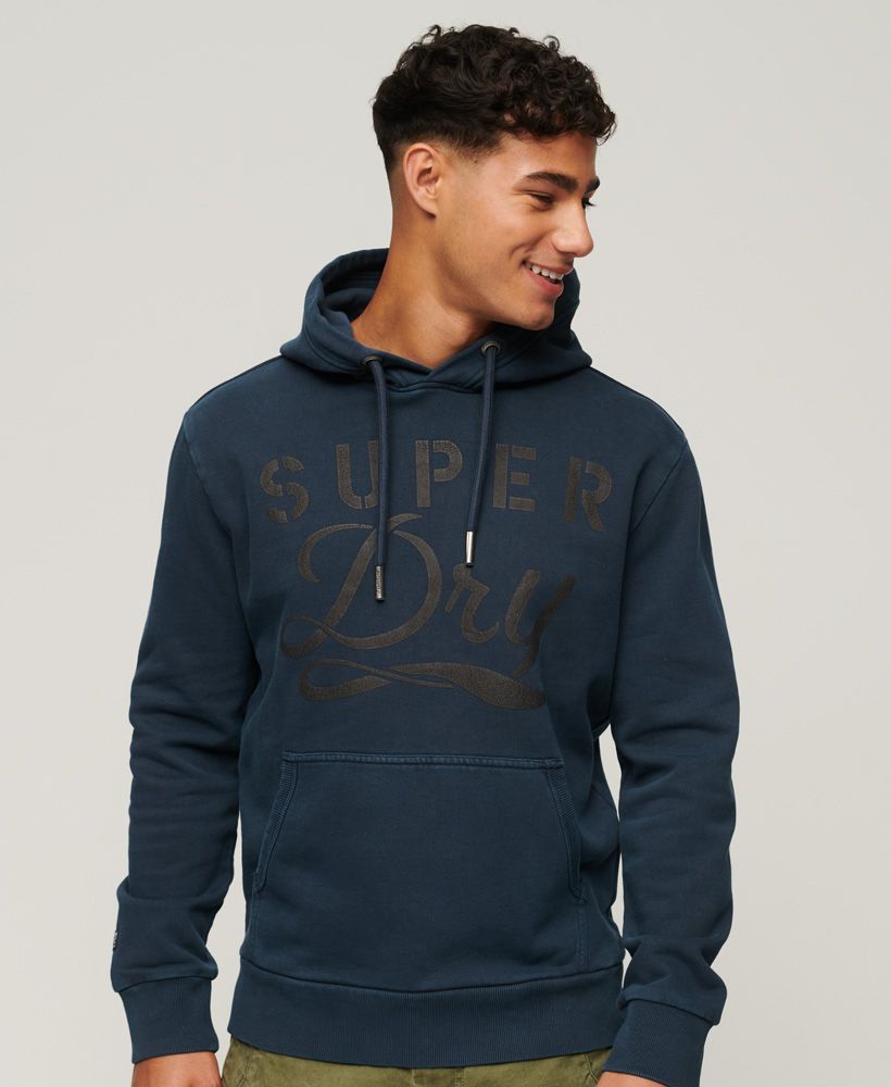 

Худи мужское Superdry M2012457A синее S, Синий, M2012457A