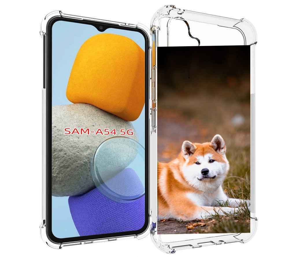 

Чехол MyPads акита ину для Samsung Galaxy A54, Tocco