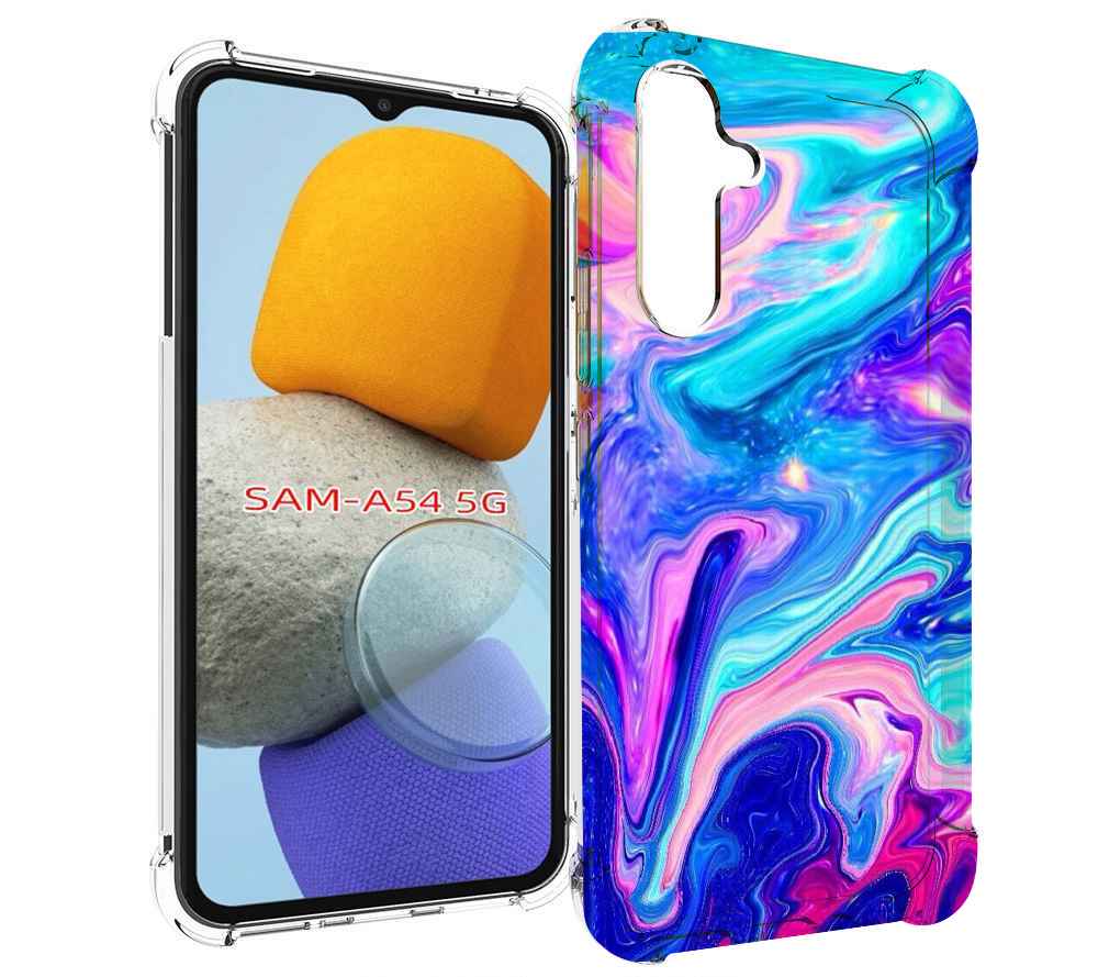 

Чехол MyPads акварельные-краски для Samsung Galaxy A54, Tocco