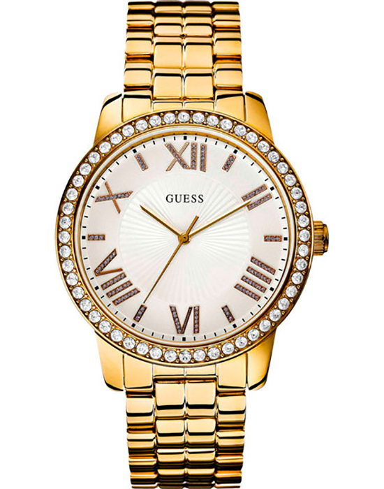 фото Наручные часы женские guess w0329l2 золотистые