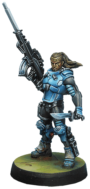 

Миниатюра Corvus Belli PanOceania - Croc Men (Sniper) 280279-0531