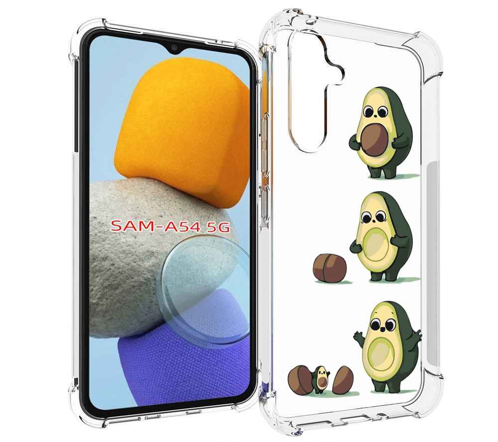 

Чехол MyPads авокадо-с-малышом для Samsung Galaxy A54, Tocco