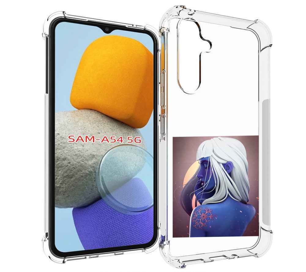 

Чехол MyPads аватар-с-цветком для Samsung Galaxy A54, Tocco