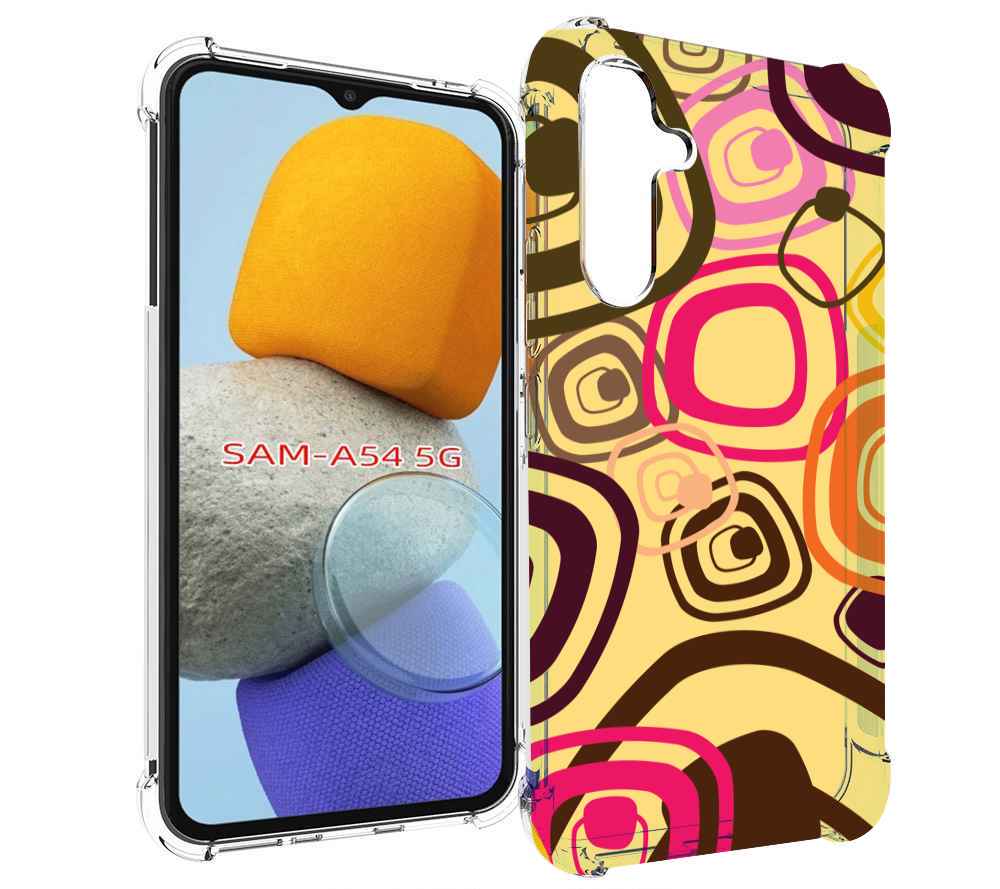 

Чехол MyPads абстракция-на-желтом-фоне для Samsung Galaxy A54, Tocco