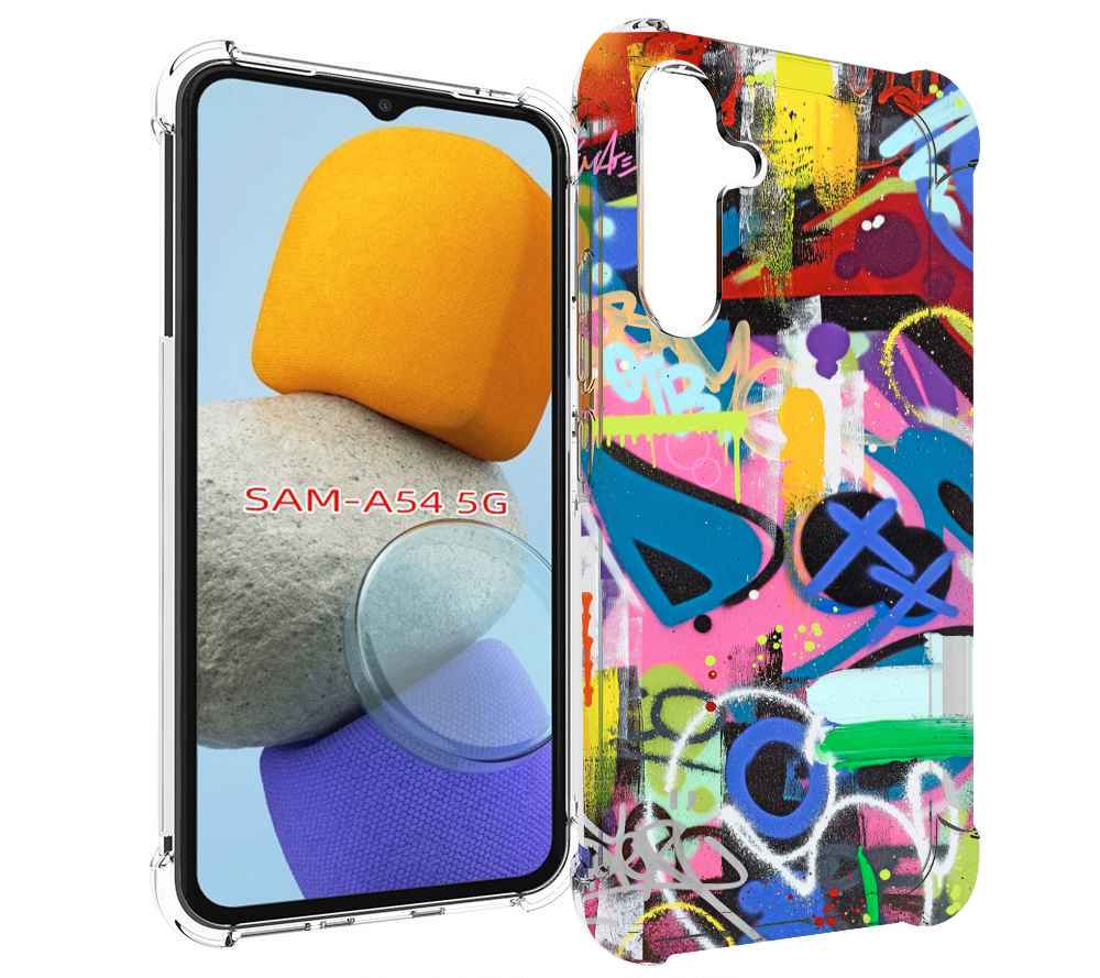 

Чехол MyPads абстракция-графити для Samsung Galaxy A54, Tocco