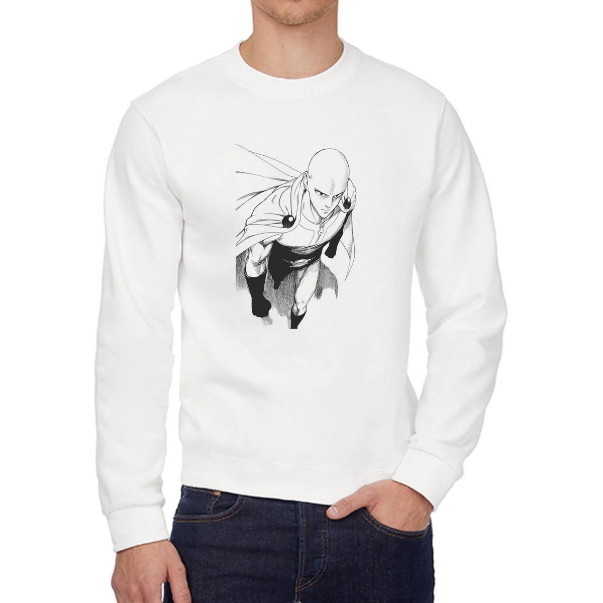 

Свитшот унисекс CoolPodarok W041258 белый 52 RU, 2W041258