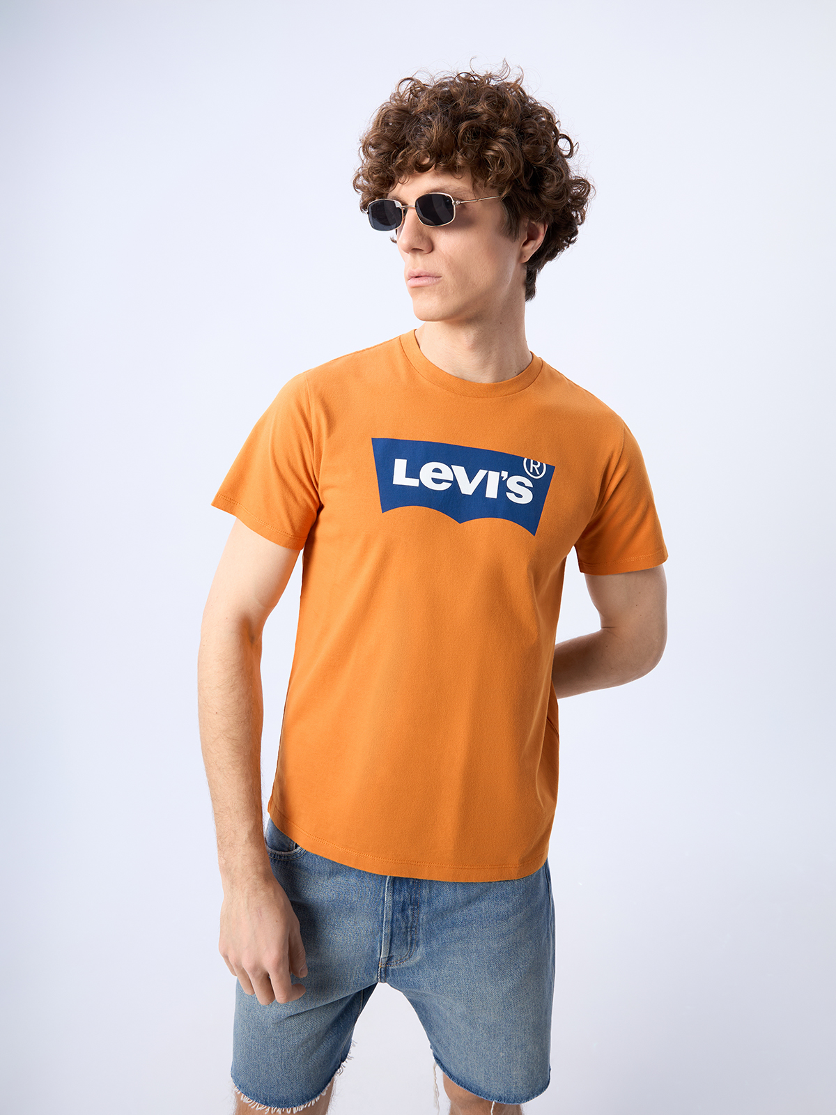 

Футболка мужская Levi's 22491 оранжевая S, Оранжевый, 22491-2