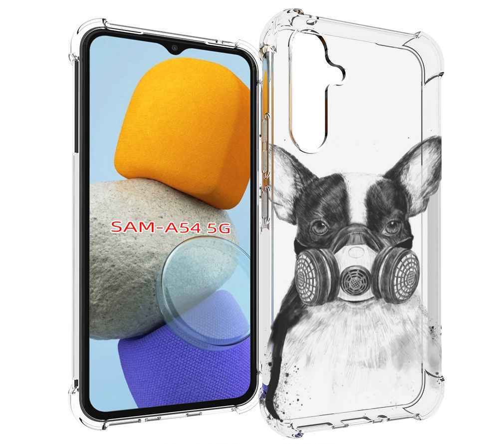 

Чехол MyPads Французский бульдог для Samsung Galaxy A54, Tocco