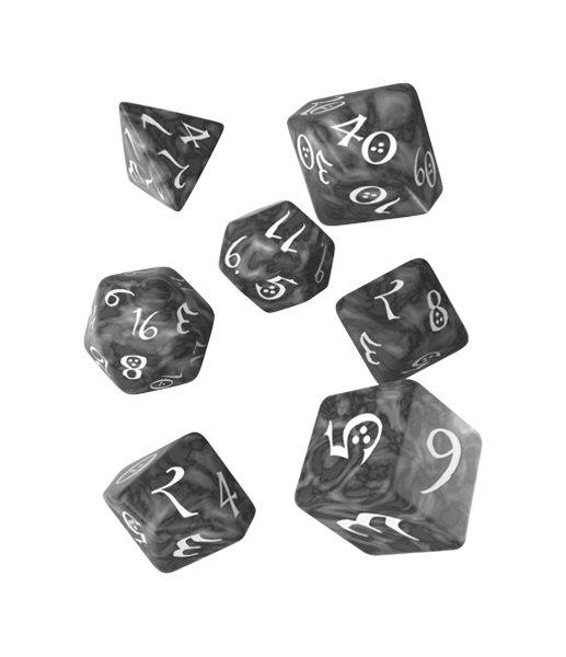 Набор кубиков Q-Workshop Classic RPG Smoky white Dice Set 7 SCLE78 2250₽