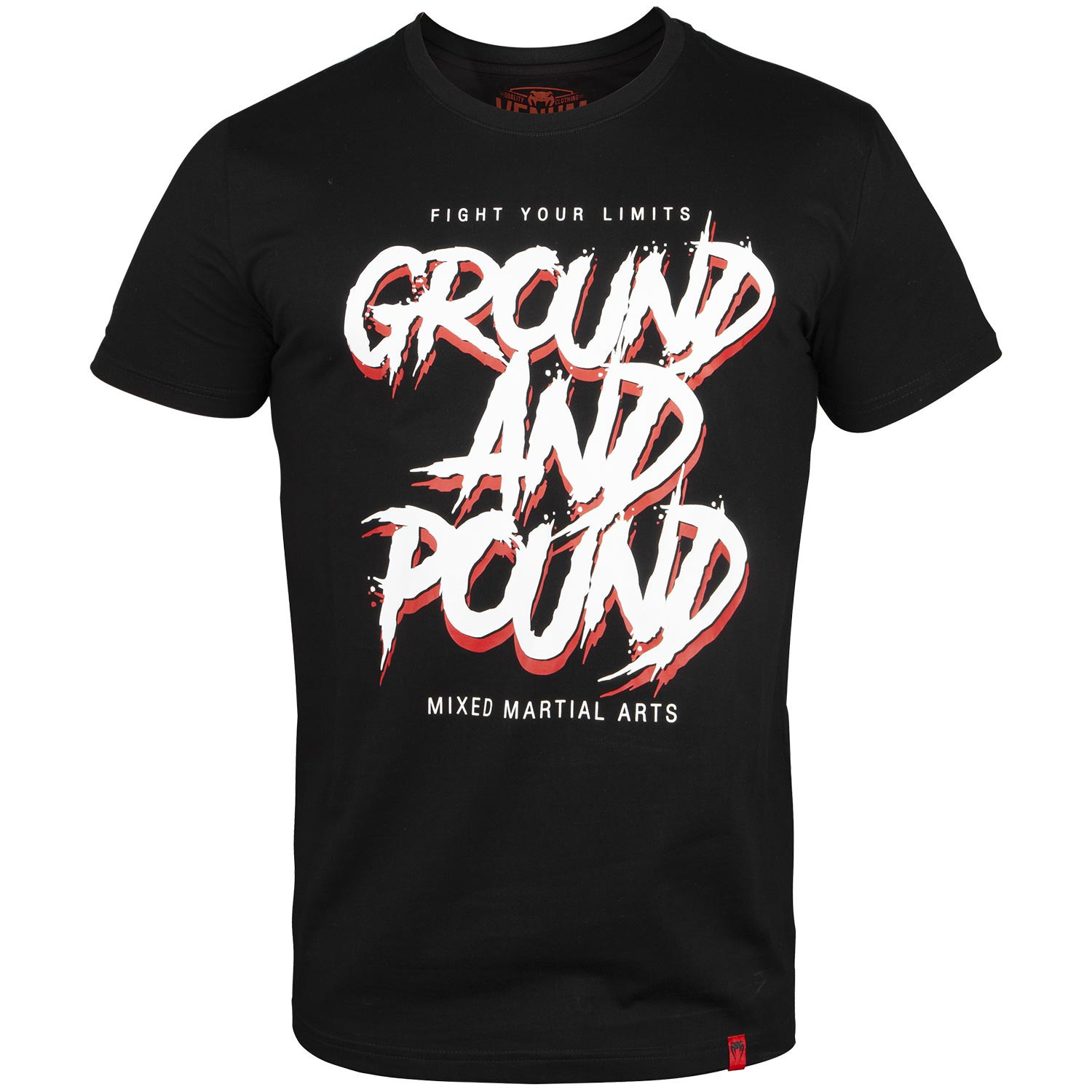 фото Футболка venum ground and pound black, xxl int