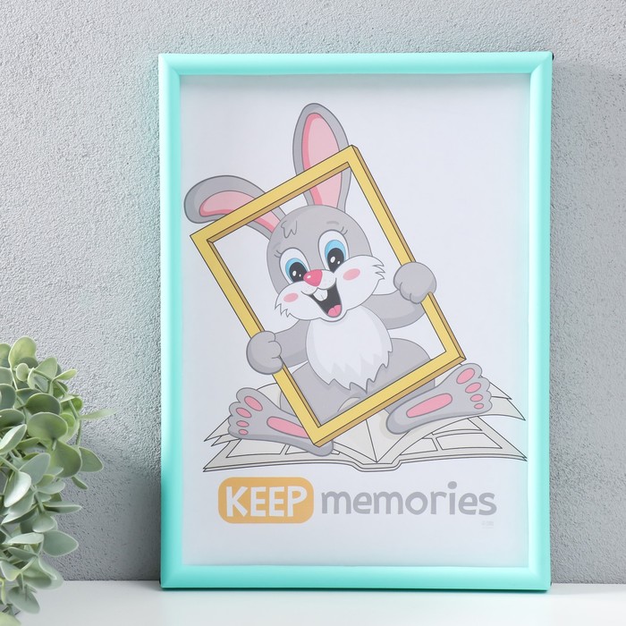 

Фоторамка Keep memories 21х30 см 4 серия, светло-бирюзовый, Зеленый