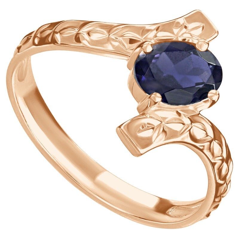 

Кольцо из серебра с иолитом р.17 LAZURIT-ONLINE 833502, 833502