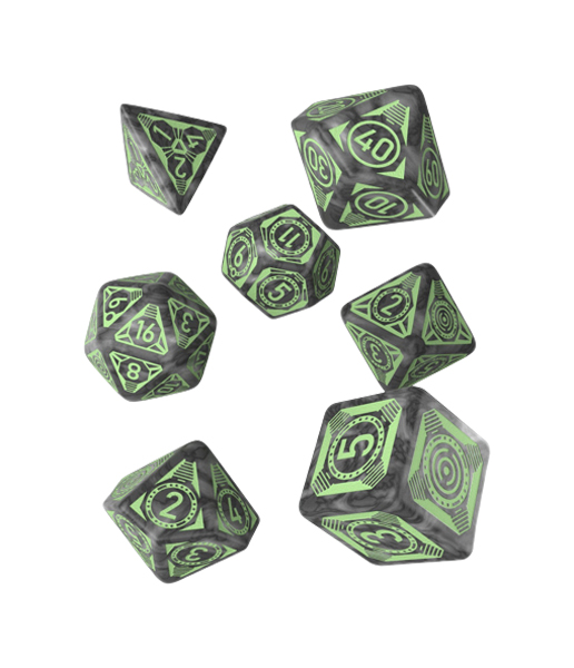 

Набор кубиков Q-Workshop Starfinder Against the Aeon Throne Dice Set 7 STAR1H