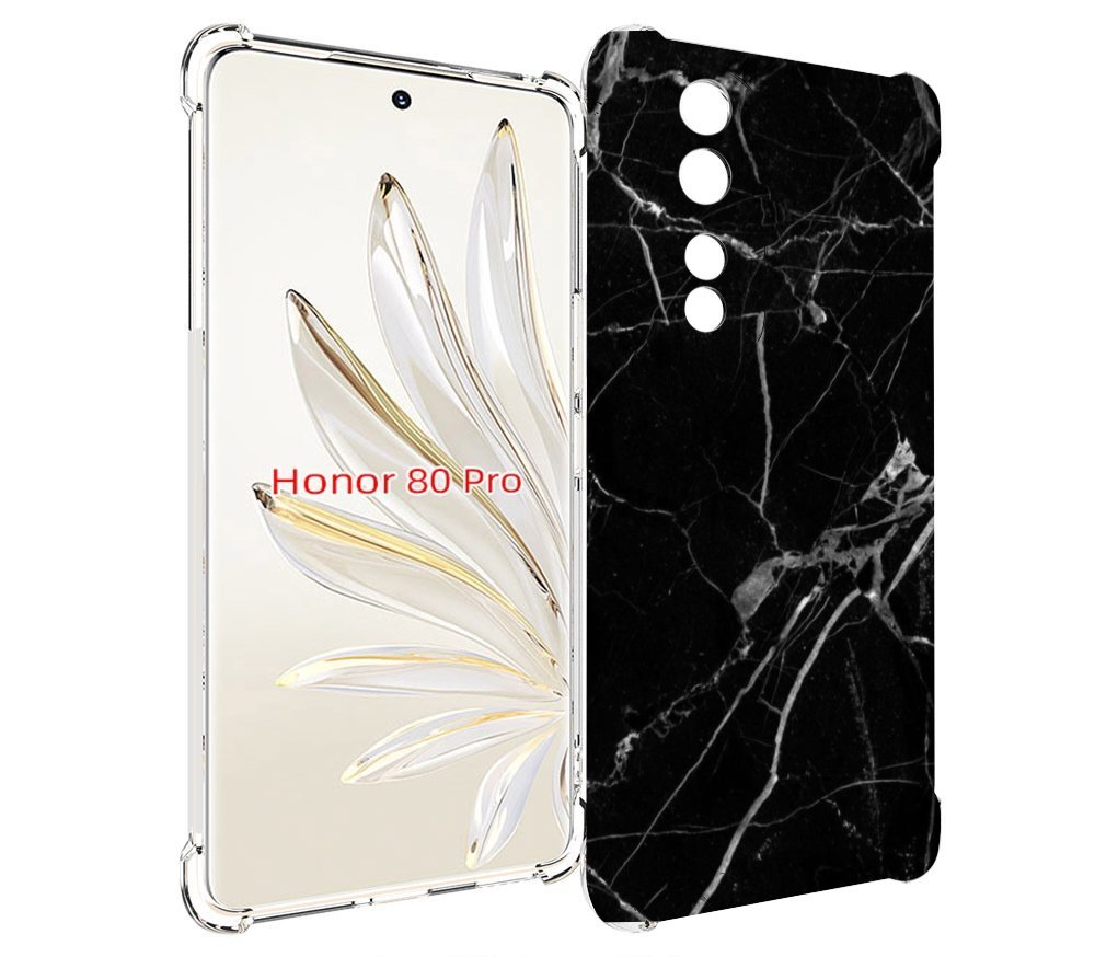 

Чехол MyPads разбитое стекло для Honor 80 Pro, Прозрачный, Tocco