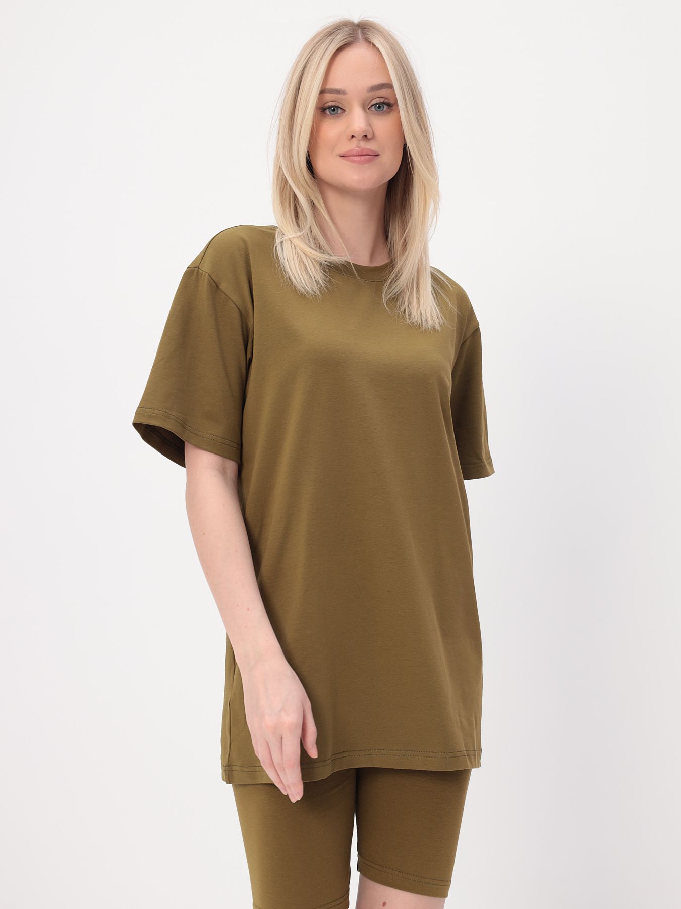 Футболка женская MOM 1 2152 зеленая 3XL