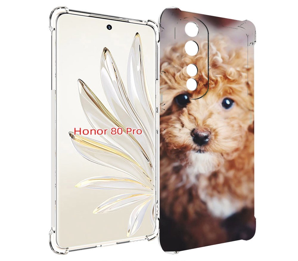 

Чехол MyPads пудель для Honor 80 Pro, Прозрачный, Tocco