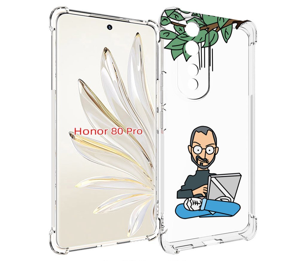 

Чехол MyPads программист для Honor 80 Pro, Прозрачный, Tocco