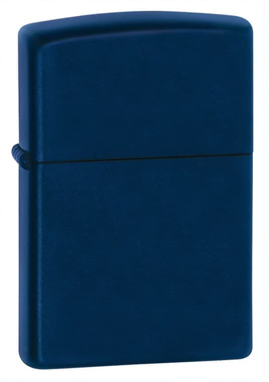 

Зажигалка ZIPPO Classic с покрытием Navy Matte, латунь/сталь, синяя, матовая, 38x13x57 мм, Синий