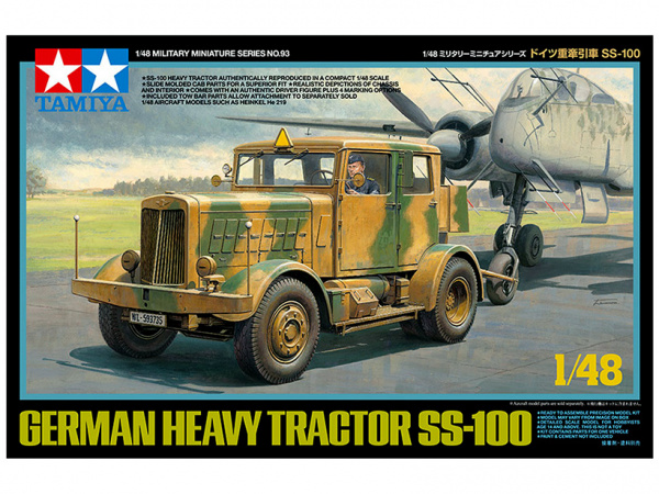 

Сборная модель 32593 Tamiya 1/48 Нем. Heavy Tractor SS-100