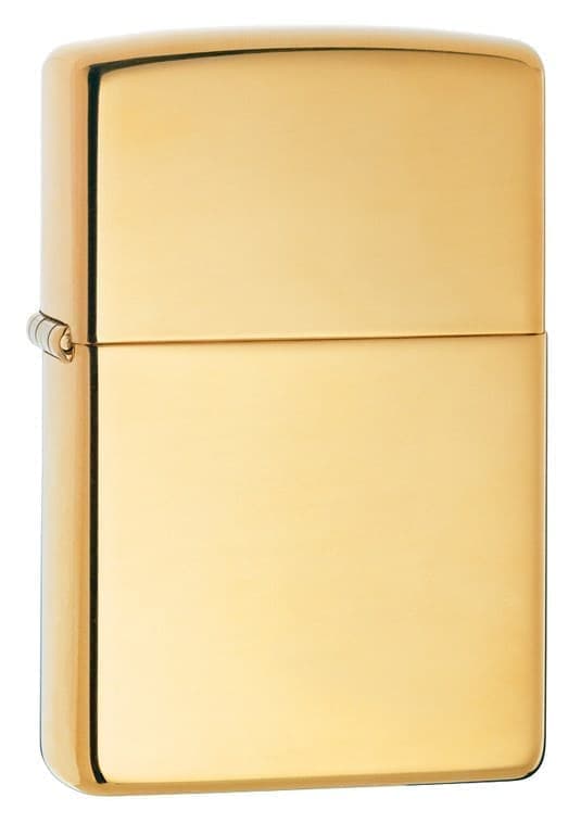 

Зажигалка ZIPPO Classic High Polish Brass, латунь/сталь, золотистая, 38x13x57 мм, Золотистый