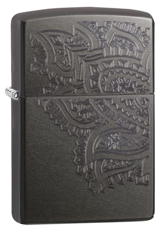 

Зажигалка ZIPPO Classic с покрытием Gray, латунь/сталь, серая, матовая, 38x13x57 мм, Серый