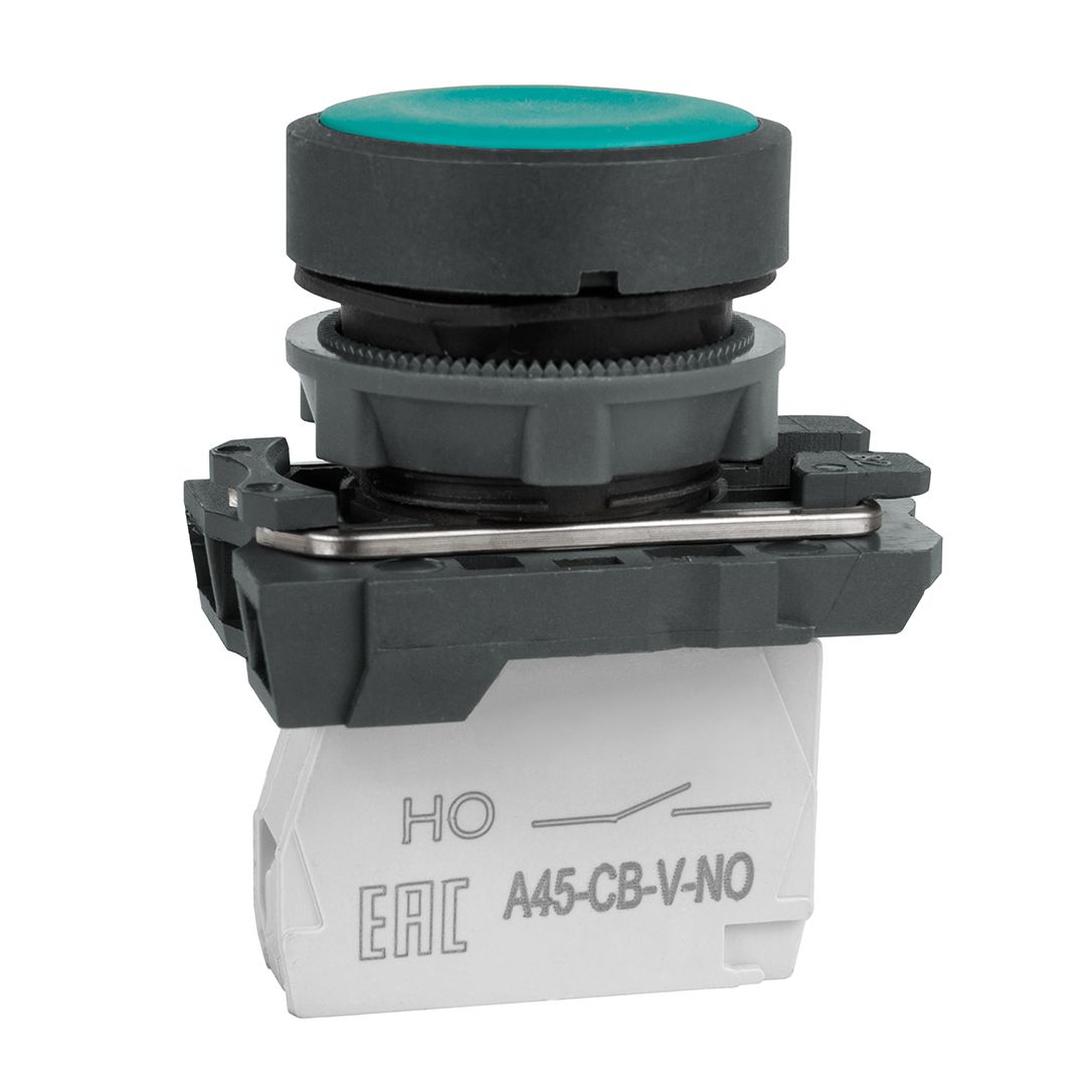 

Кнопка OptiSignal D22 C5-P-310 зел. пластик 1НО XB5AA31 КЭАЗ 332181, Зеленый