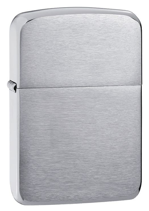 

Зажигалка ZIPPO 1941 Replica Brushed Chrome, латунь/сталь, серебристая, 38x13x56 мм, Серебристый