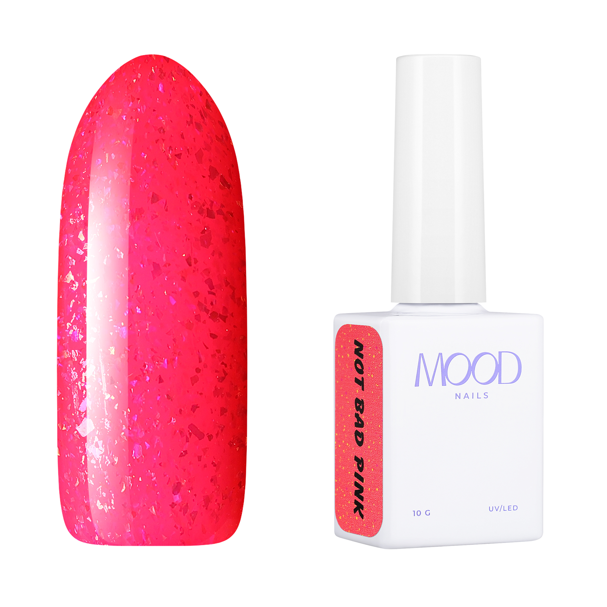 Гель-лак MOODNAIL Gel-polish Not Bad Pink, 10 г