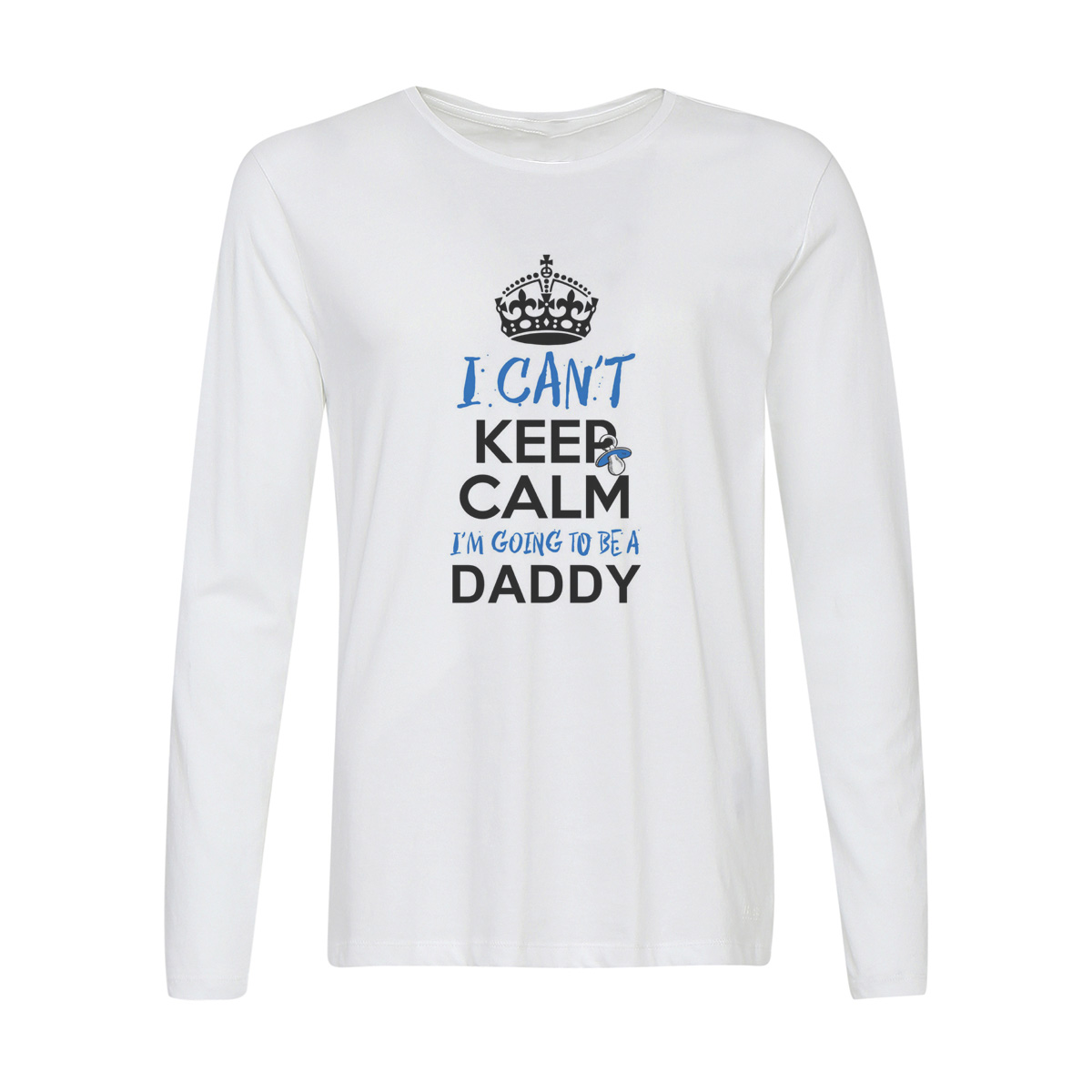 

Лонгслив CoolPodarok .Я не могу сохранять спокойствие. Я собираюсь быть папой, Белый, w0151634