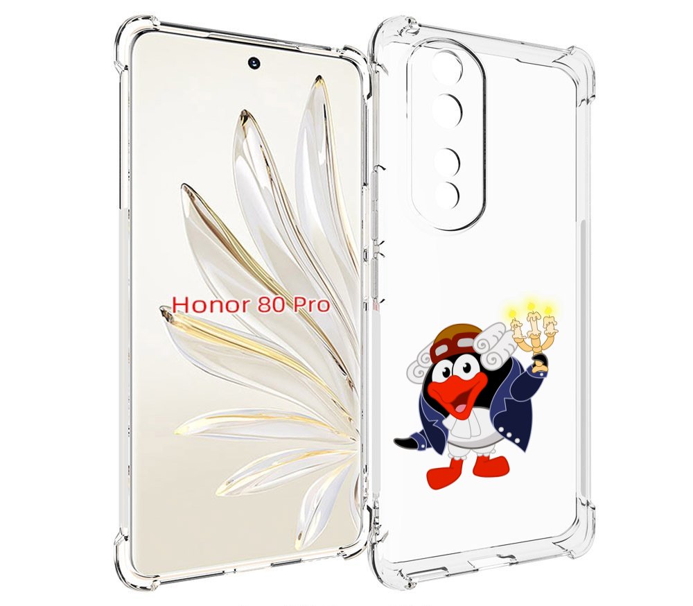 

Чехол MyPads пин-графф для Honor 80 Pro, Прозрачный, Tocco