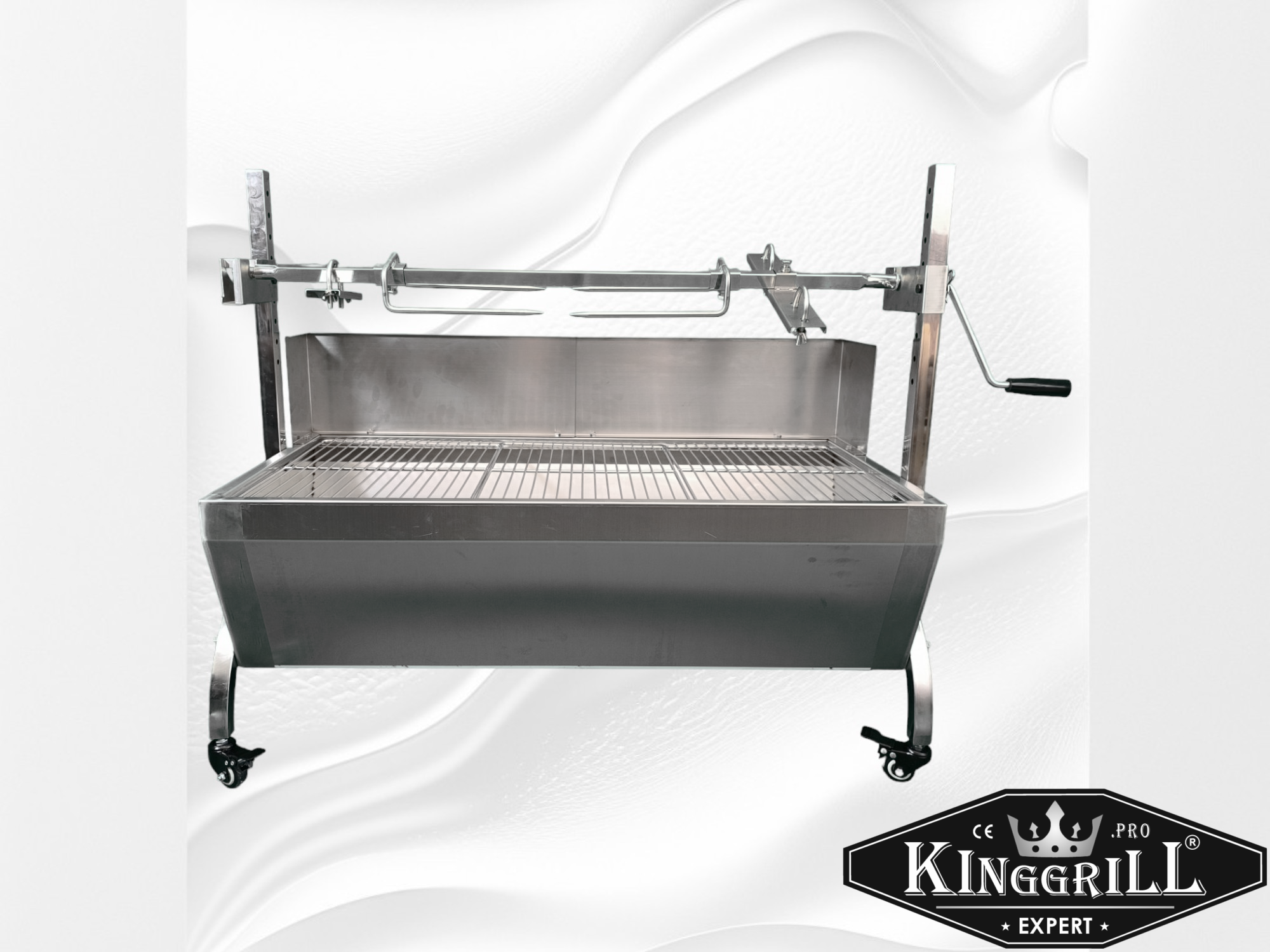 Мангал KiNGGRiLL ChG-18/66/25w/baffle, нержавеющая сталь, 80 см