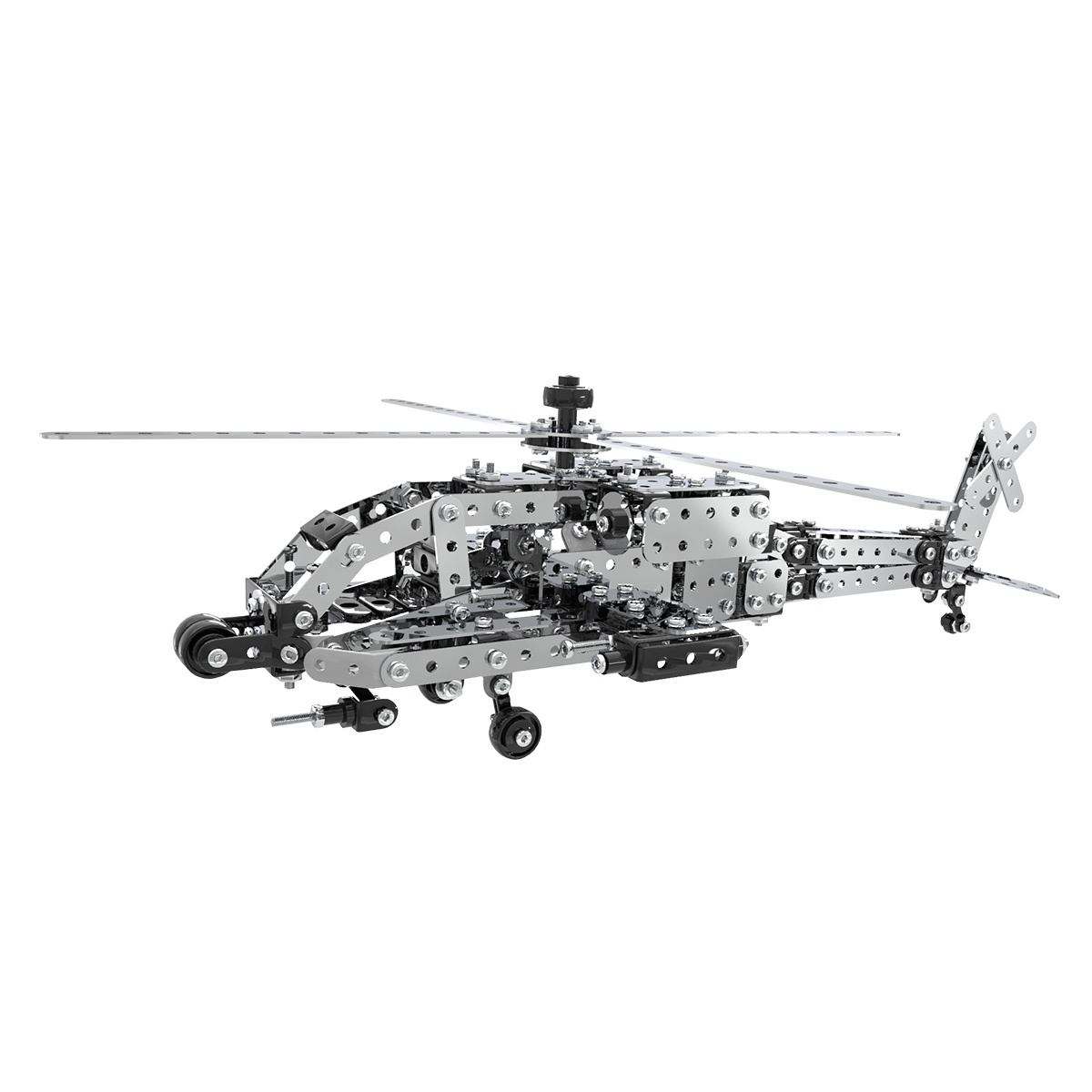 фото Детское творчество металлический конструктор вертолет kmr-06, от поделкин