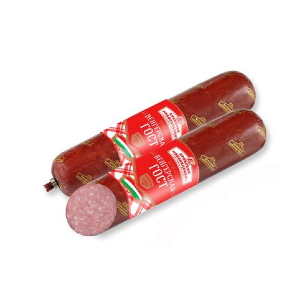 

Колбаса полукопченая Брянский мясокомбинат Венгерская +- 350 г