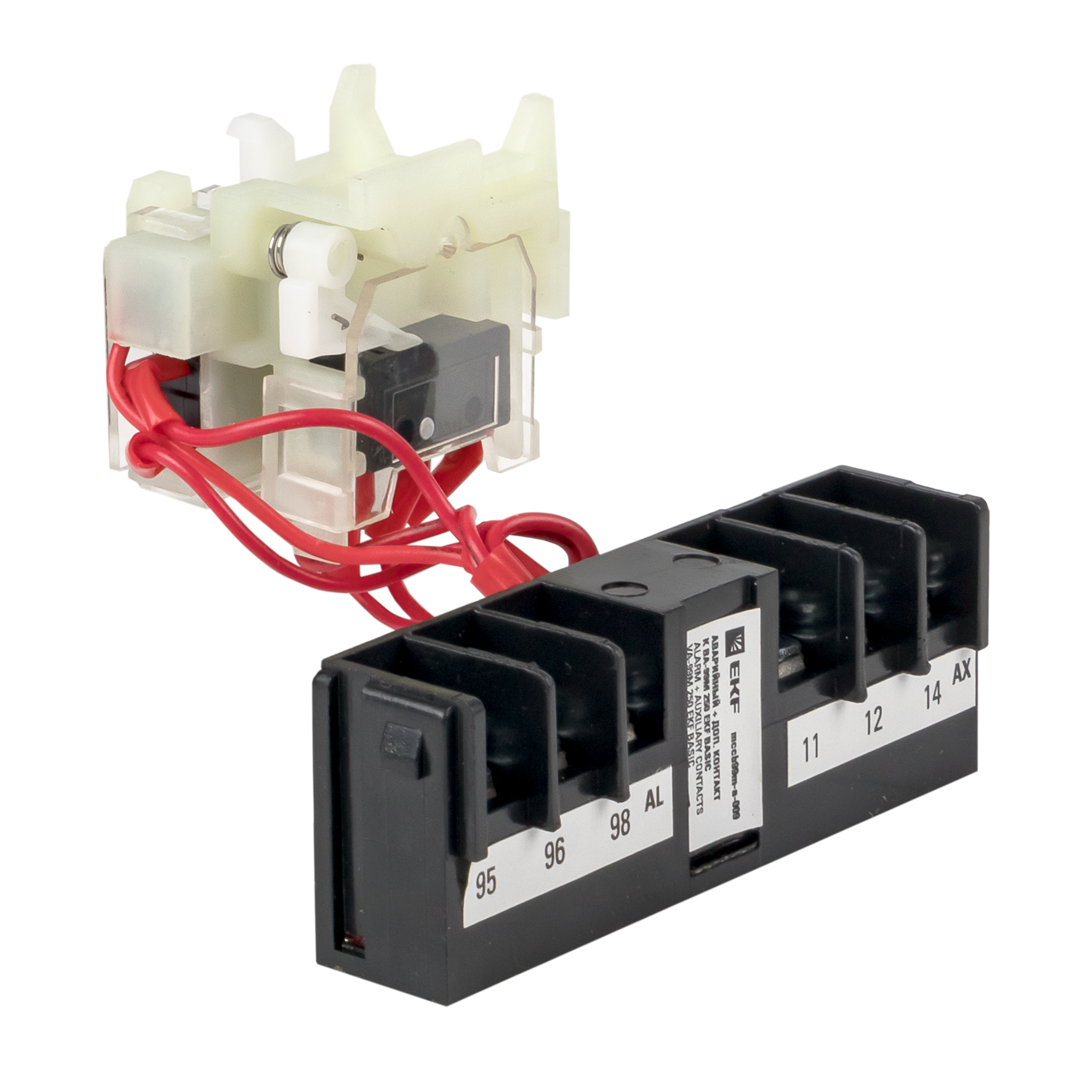 Контакт дополнительный + аварийный ВА-99М 100 EKF mccb99m-100-alax