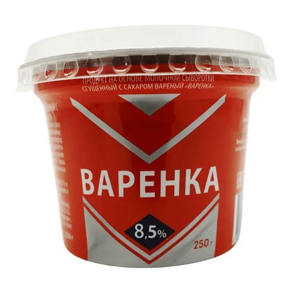 

Сгущенный молокосодержащий продукт Царская Буренка Варенка 8,5% БЗМЖ 250 г