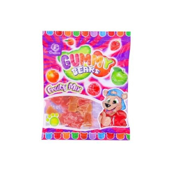 

Мармелад Crafers Gummy Bears Фруктовый микс 70 г