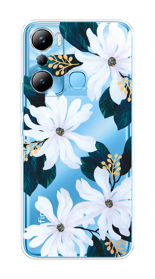 

Чехол на Infinix Hot 20i "Delilah Flower", Зеленый;белый, 3102950-1